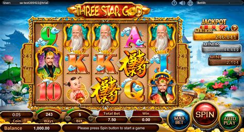 Three Star God Slot - Play Online